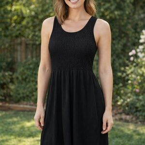 Planet Gold Black Mini Dress